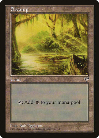 Swamp (Eyes in Log) [Mirage] | Cards and Coasters CA