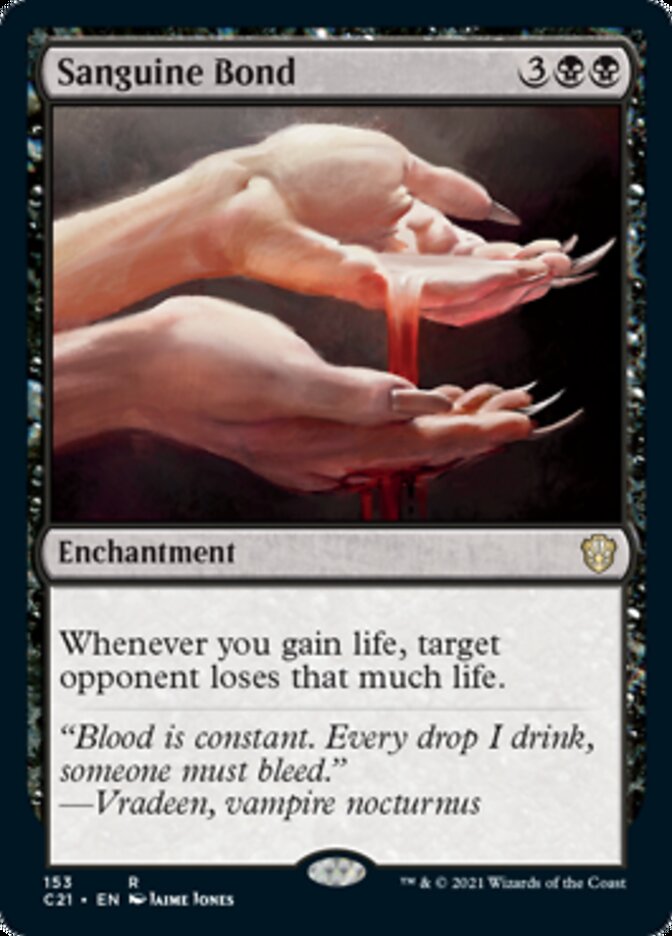 Sanguine Bond [Commander 2021] | Cards and Coasters CA