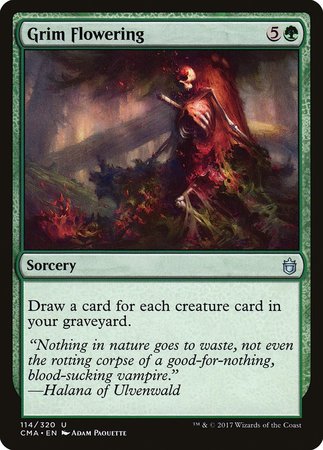 Grim Flowering [Commander Anthology] | Cards and Coasters CA