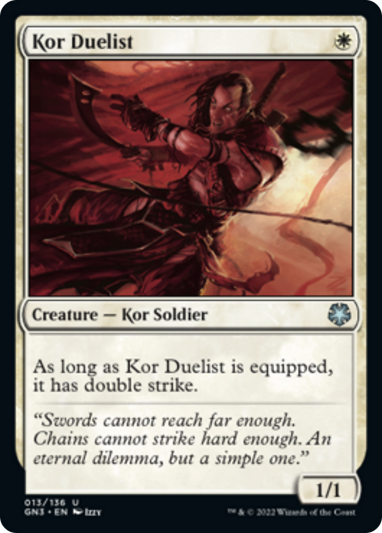 Kor Duelist [Game Night: Free-for-All] | Cards and Coasters CA