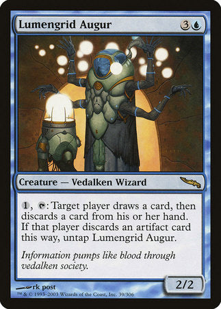 Lumengrid Augur [Mirrodin] | Cards and Coasters CA