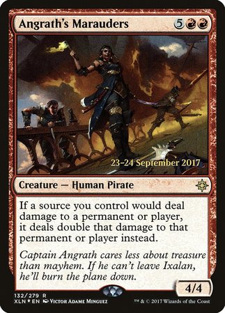 Angrath's Marauders [Ixalan Promos] | Cards and Coasters CA