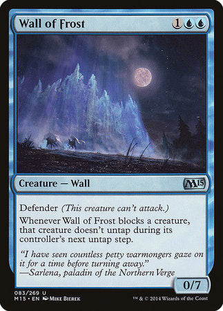 Wall of Frost [Magic 2015] | Cards and Coasters CA