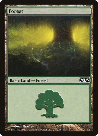 Forest (248) [Magic 2013] | Cards and Coasters CA