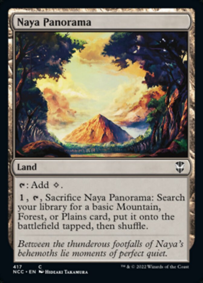 Naya Panorama [Streets of New Capenna Commander] | Cards and Coasters CA