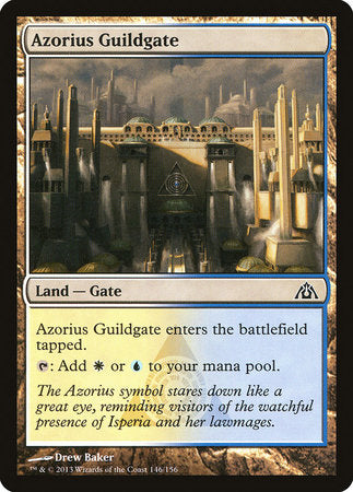 Azorius Guildgate [Dragon's Maze] | Cards and Coasters CA