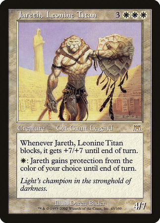 Jareth, Leonine Titan [Onslaught] | Cards and Coasters CA