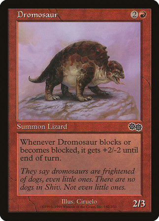 Dromosaur [Urza's Saga] | Cards and Coasters CA