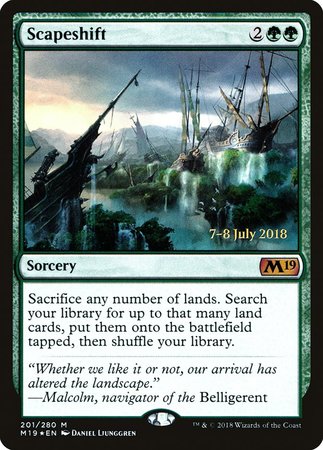 Scapeshift [Core Set 2019 Promos] | Cards and Coasters CA