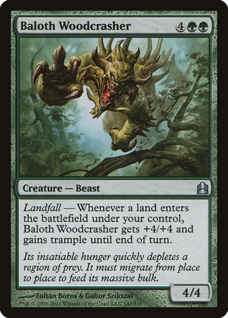 Baloth Woodcrasher [Commander 2011] | Cards and Coasters CA