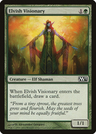 Elvish Visionary [Magic 2013] | Cards and Coasters CA