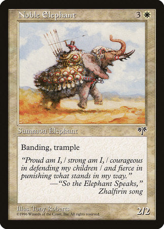 Noble Elephant [Mirage] | Cards and Coasters CA