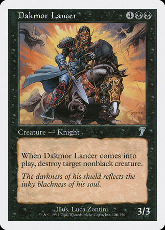 Dakmor Lancer [Seventh Edition] | Cards and Coasters CA