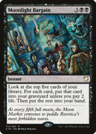 Moonlight Bargain [Commander 2018] | Cards and Coasters CA