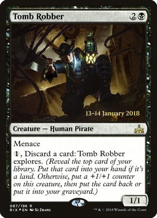 Tomb Robber [Rivals of Ixalan Promos] | Cards and Coasters CA