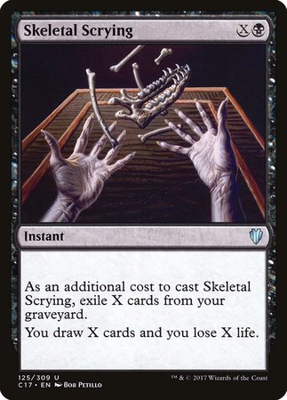 Skeletal Scrying [Commander 2017] | Cards and Coasters CA