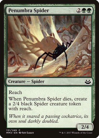 Penumbra Spider [Modern Masters 2017] | Cards and Coasters CA