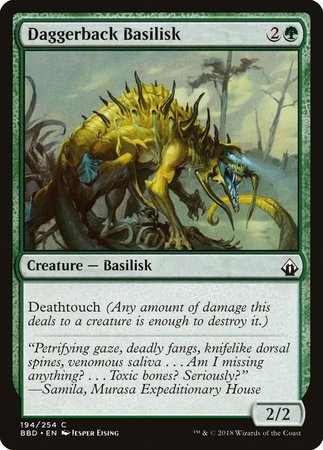 Daggerback Basilisk [Battlebond] | Cards and Coasters CA