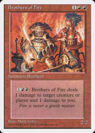 Brothers of Fire [Fourth Edition] | Cards and Coasters CA