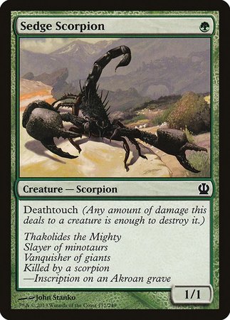 Sedge Scorpion [Theros] | Cards and Coasters CA