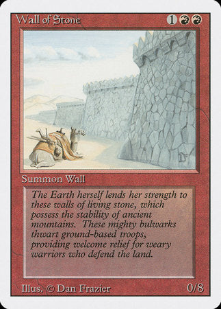 Wall of Stone [Revised Edition] | Cards and Coasters CA