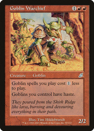 Goblin Warchief [Scourge] | Cards and Coasters CA