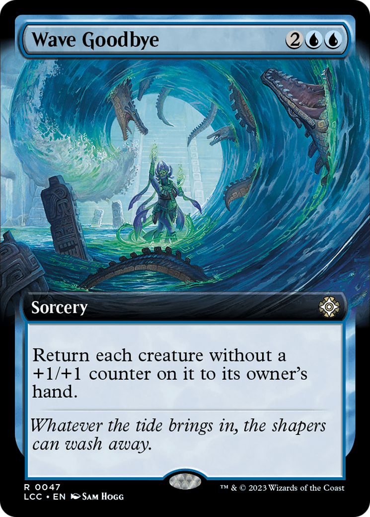 Wave Goodbye (Extended Art) [The Lost Caverns of Ixalan Commander] | Cards and Coasters CA