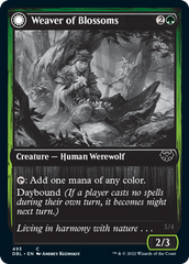 Weaver of Blossoms // Blossom-Clad Werewolf [Innistrad: Double Feature] | Cards and Coasters CA