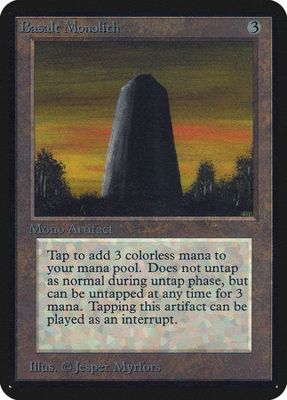 Basalt Monolith [Limited Edition Alpha] | Cards and Coasters CA