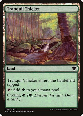 Tranquil Thicket [Commander 2017] | Cards and Coasters CA