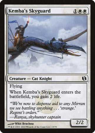 Kemba's Skyguard [Duel Decks: Elspeth vs. Tezzeret] | Cards and Coasters CA