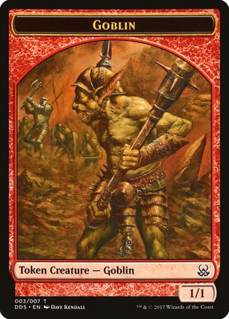 Goblin Token [Duel Decks: Mind vs. Might Tokens] | Cards and Coasters CA