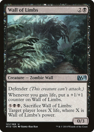 Wall of Limbs [Magic 2015] | Cards and Coasters CA