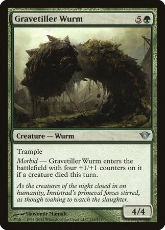 Gravetiller Wurm [Dark Ascension] | Cards and Coasters CA