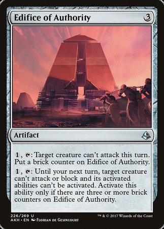 Edifice of Authority [Amonkhet] | Cards and Coasters CA