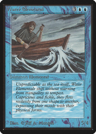 Water Elemental [Limited Edition Beta] | Cards and Coasters CA