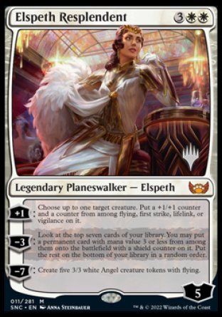 Elspeth Resplendent (Promo Pack) [Streets of New Capenna Promos] | Cards and Coasters CA