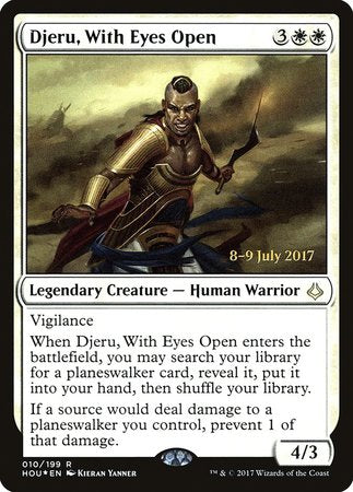 Djeru, With Eyes Open [Hour of Devastation Promos] | Cards and Coasters CA