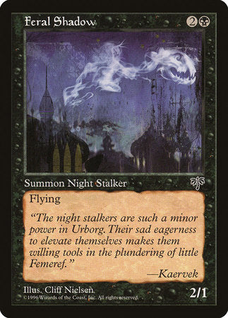 Feral Shadow [Mirage] | Cards and Coasters CA