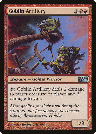 Goblin Artillery [Magic 2010] | Cards and Coasters CA