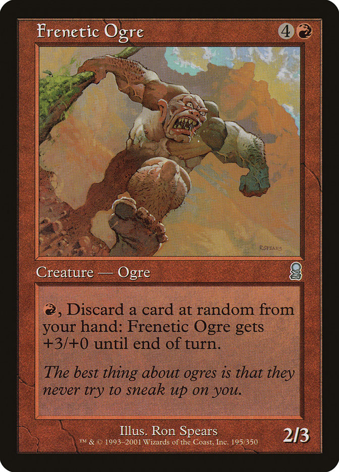 Frenetic Ogre [Odyssey] | Cards and Coasters CA
