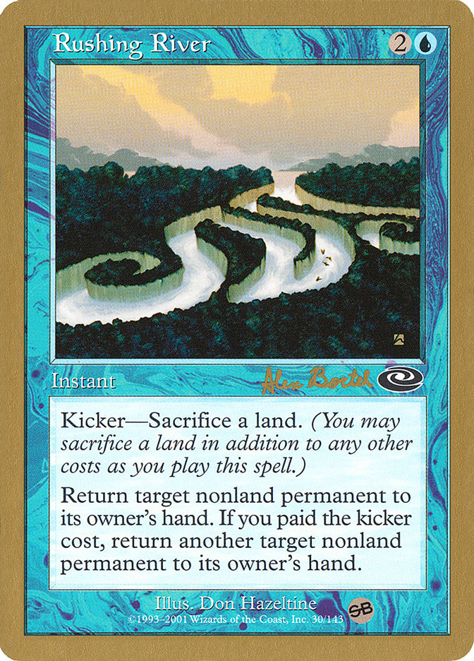 Rushing River (Alex Borteh) (SB) [World Championship Decks 2001] | Cards and Coasters CA