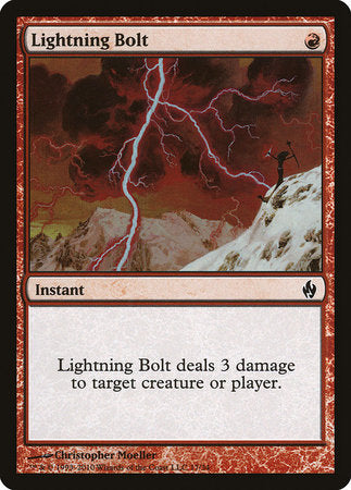 Lightning Bolt [Premium Deck Series: Fire and Lightning] | Cards and Coasters CA