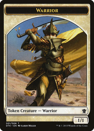 Warrior Token [Dragons of Tarkir Tokens] | Cards and Coasters CA