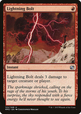 Lightning Bolt [Modern Masters 2015] | Cards and Coasters CA