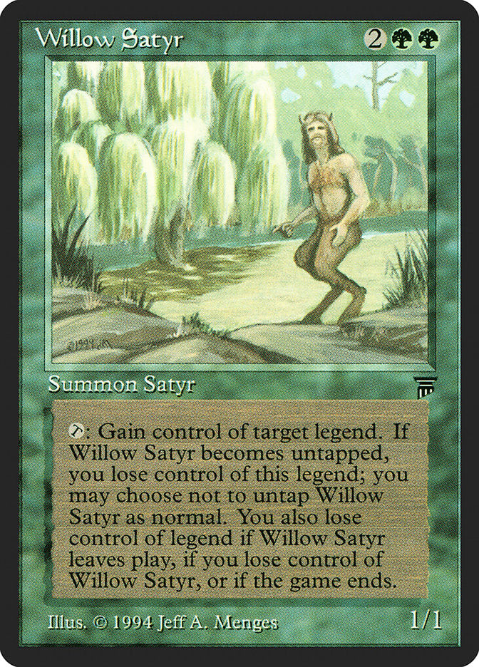 Willow Satyr [Legends] | Cards and Coasters CA