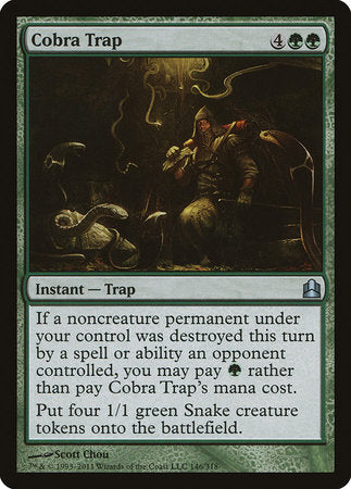 Cobra Trap [Commander 2011] | Cards and Coasters CA