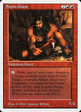 Stone Giant [Summer Magic / Edgar] | Cards and Coasters CA