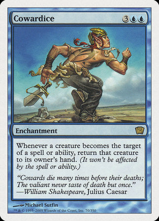 Cowardice [Ninth Edition] | Cards and Coasters CA