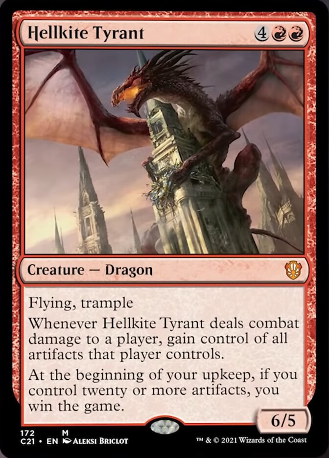 Hellkite Tyrant [Commander 2021] | Cards and Coasters CA